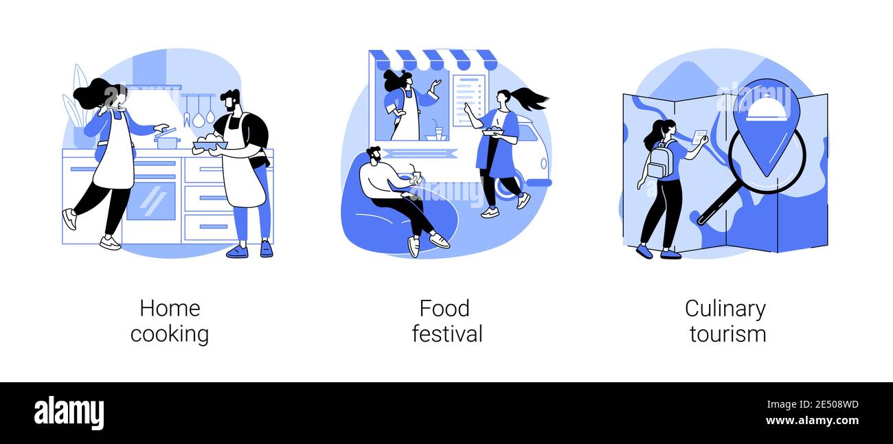 Traditional meal abstract concept vector illustrations Stock Vector ...