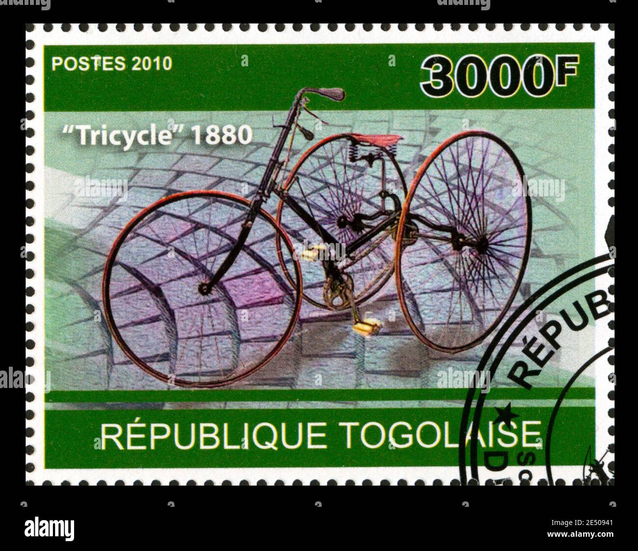 Old postal stamp bicycle hires stock photography and images Alamy