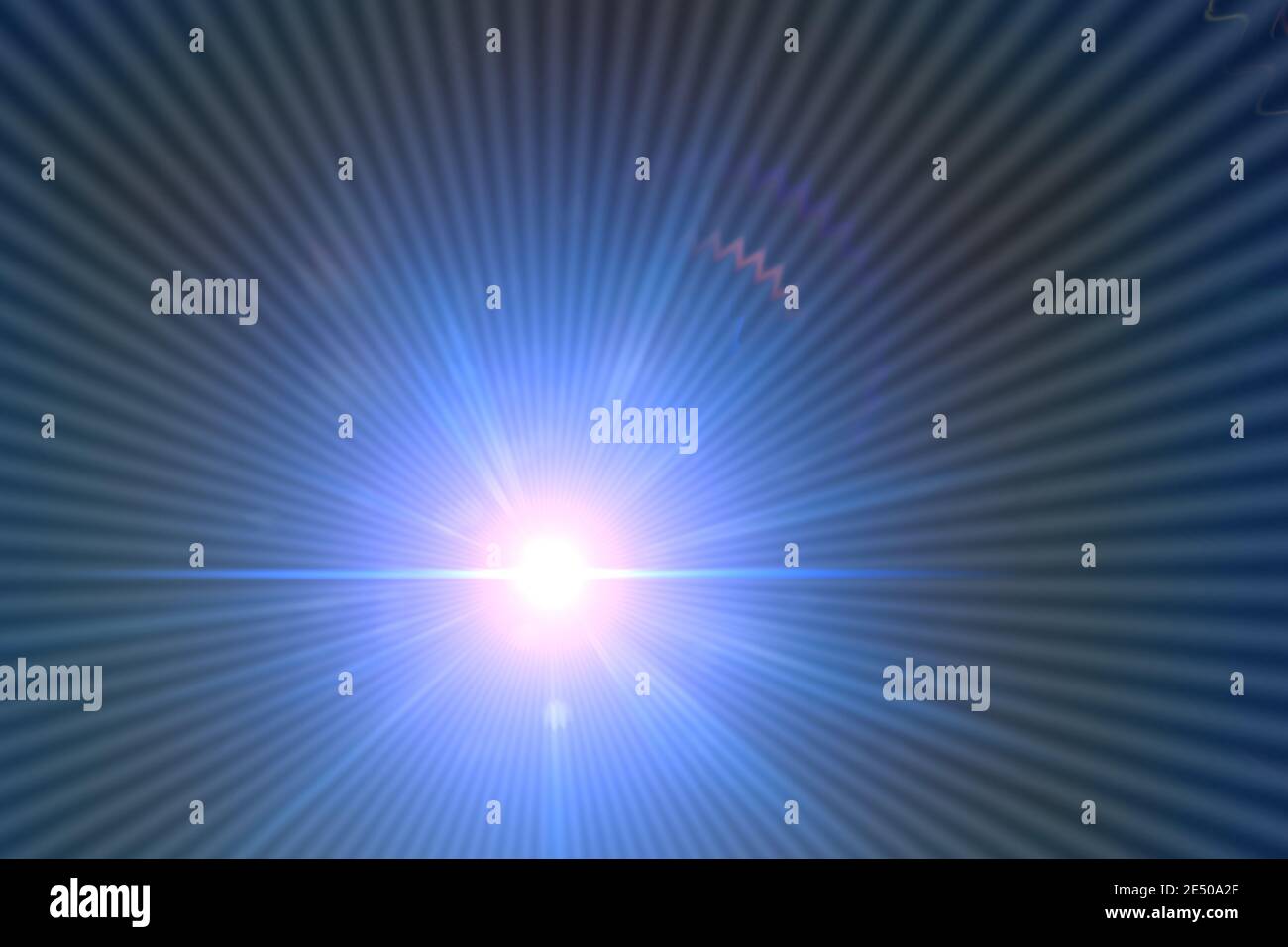 beautiful light leak on dark background with blue tones. Lens Flare ...
