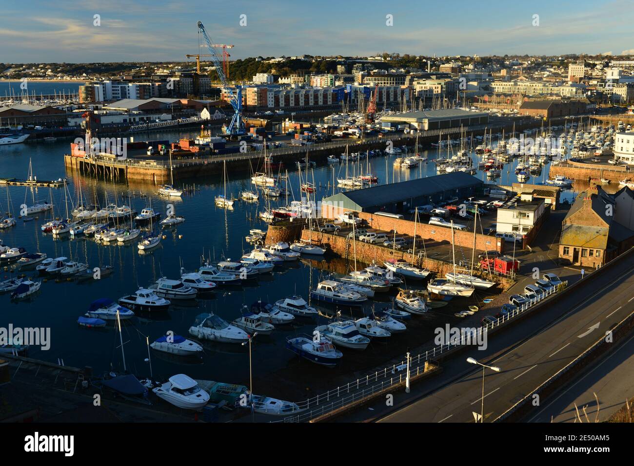 Jersey channel islands aerial hi-res stock photography and images - Alamy