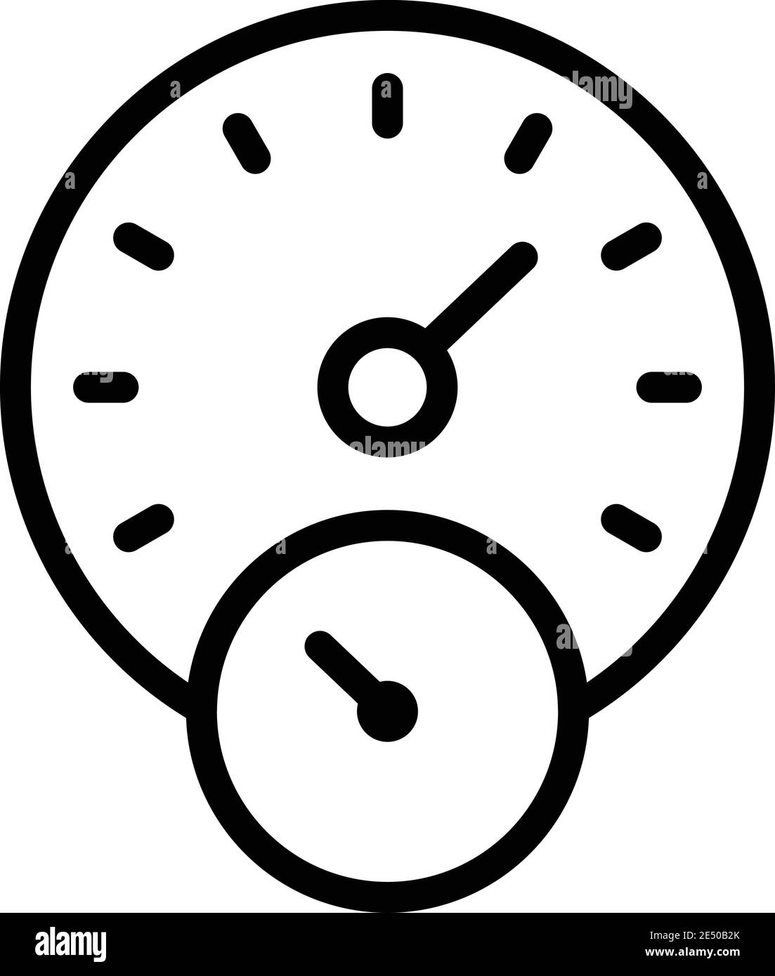 Tank car dashboard icon. Outline tank car dashboard vector icon for web