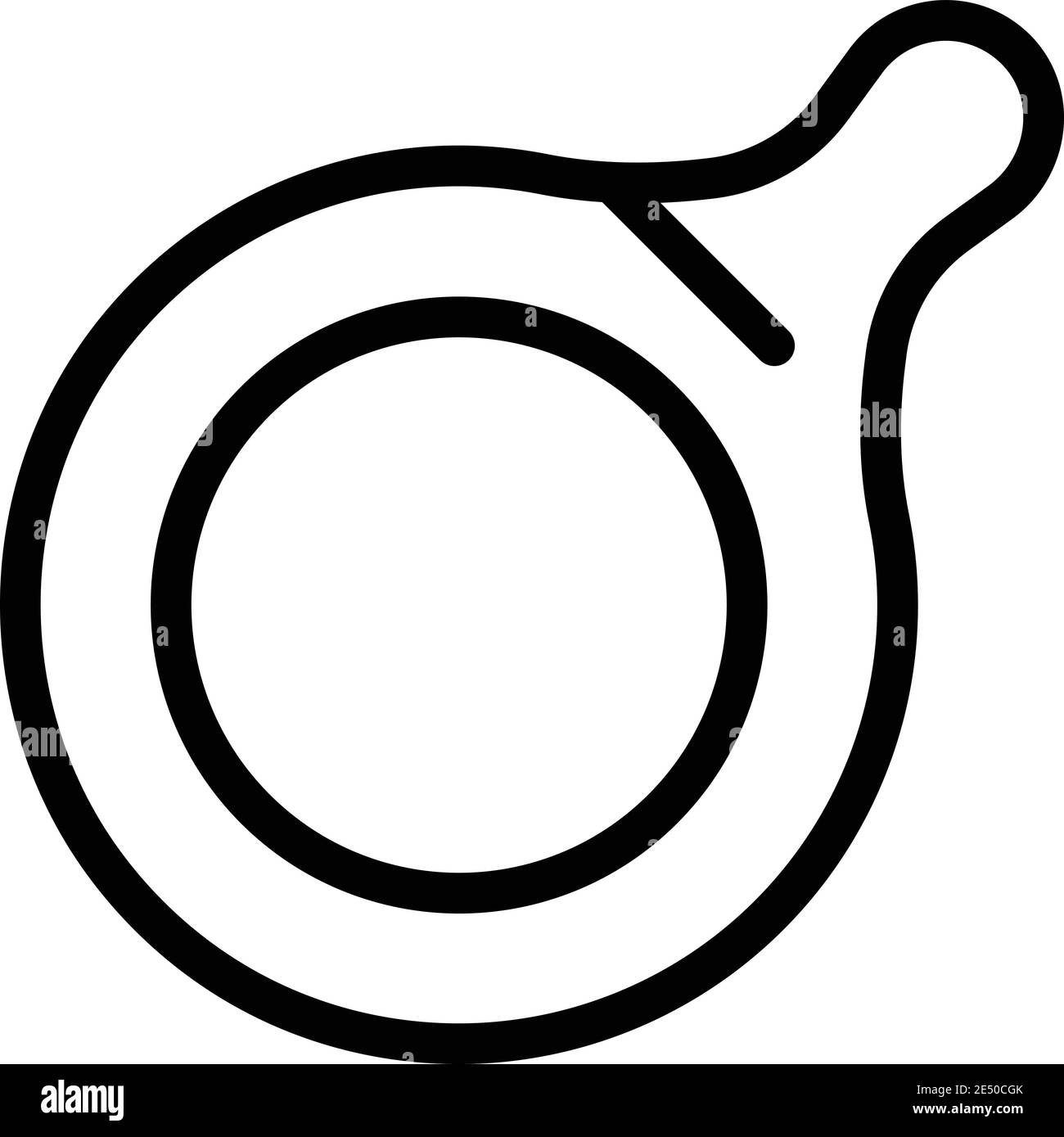 Cook wok frying pan icon. Outline cook wok frying pan vector icon for ...