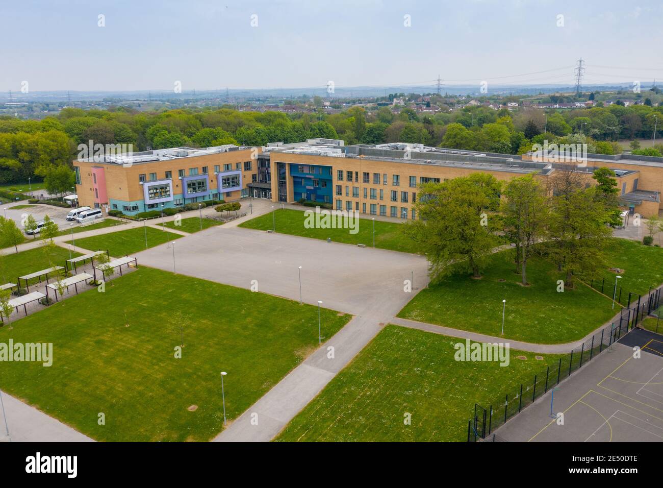 Aerial photo of The Rodillian Academy School located in Lofthouse