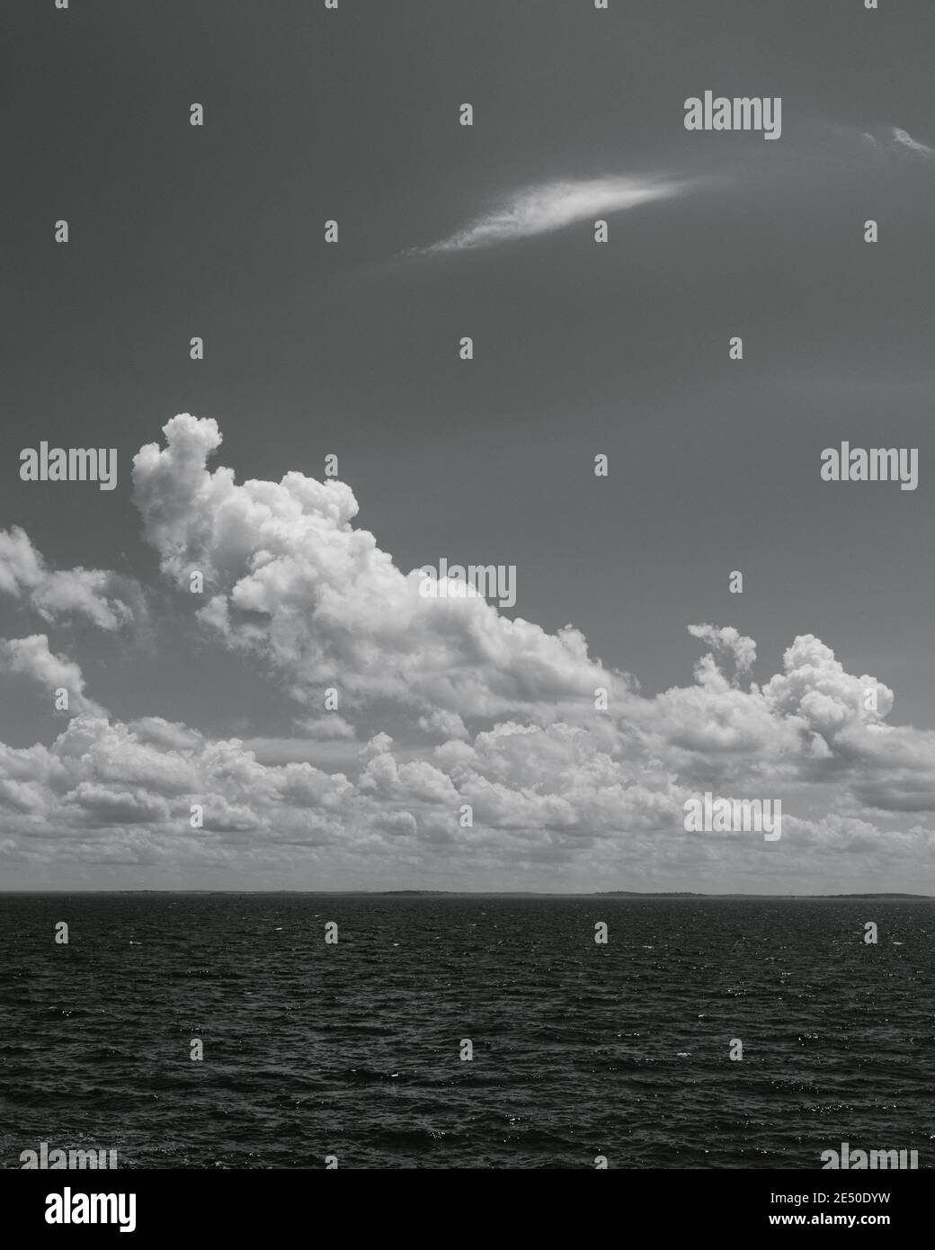 Sky clouds black and white hi-res stock photography and images - Alamy