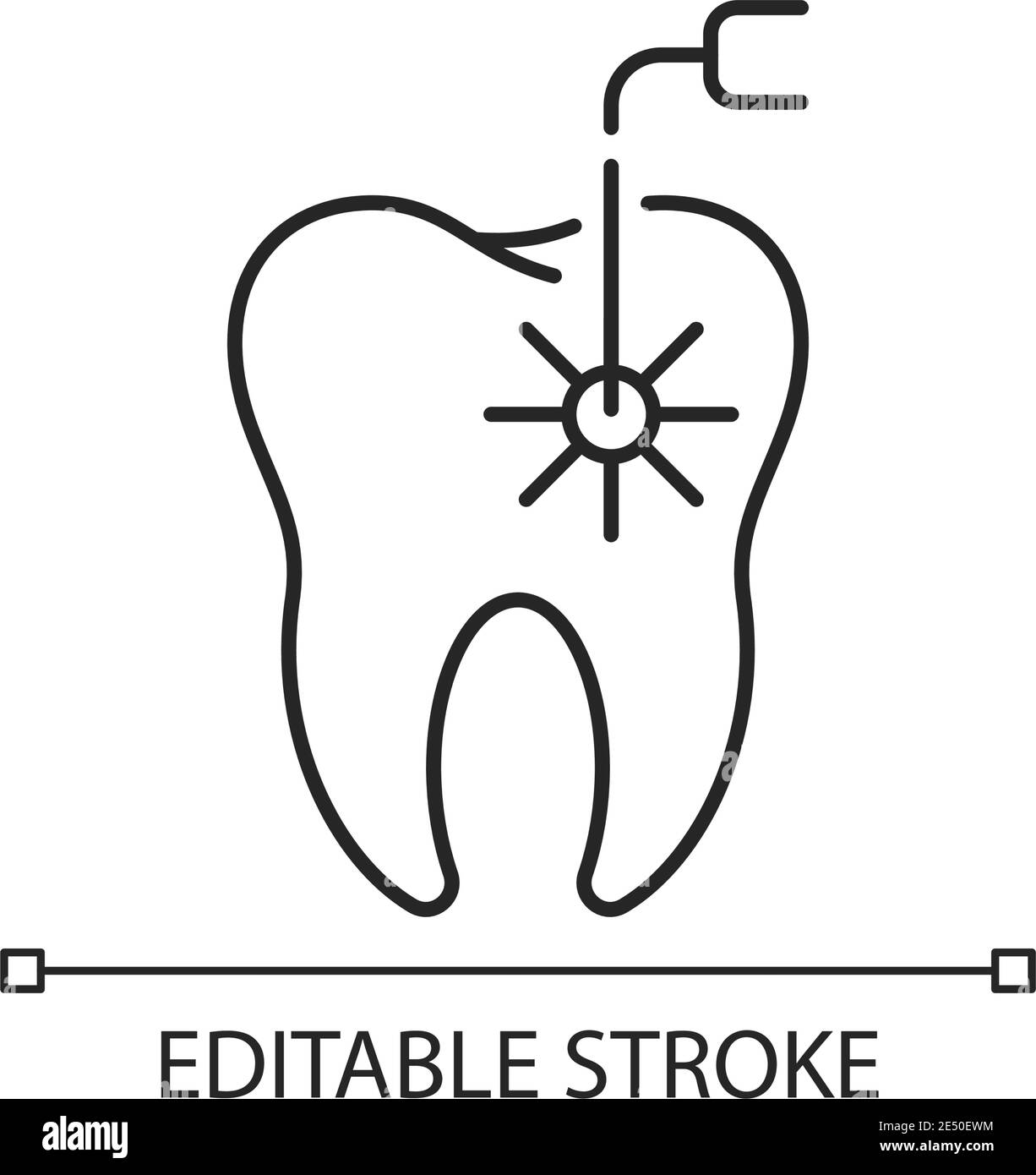 laser dental procedures linear icon Stock Vector Image & Art Alamy