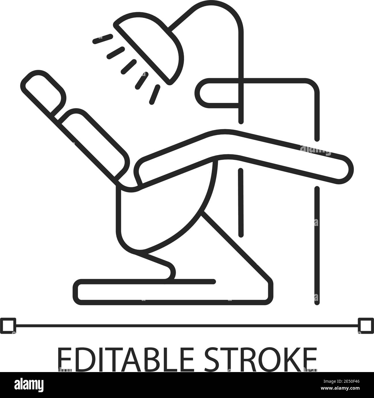 Dentist chair linear icon Stock Vector Image & Art - Alamy