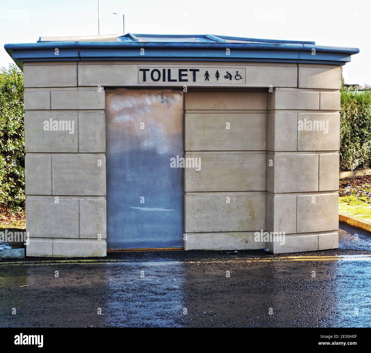 Public Toilet Stock Photo