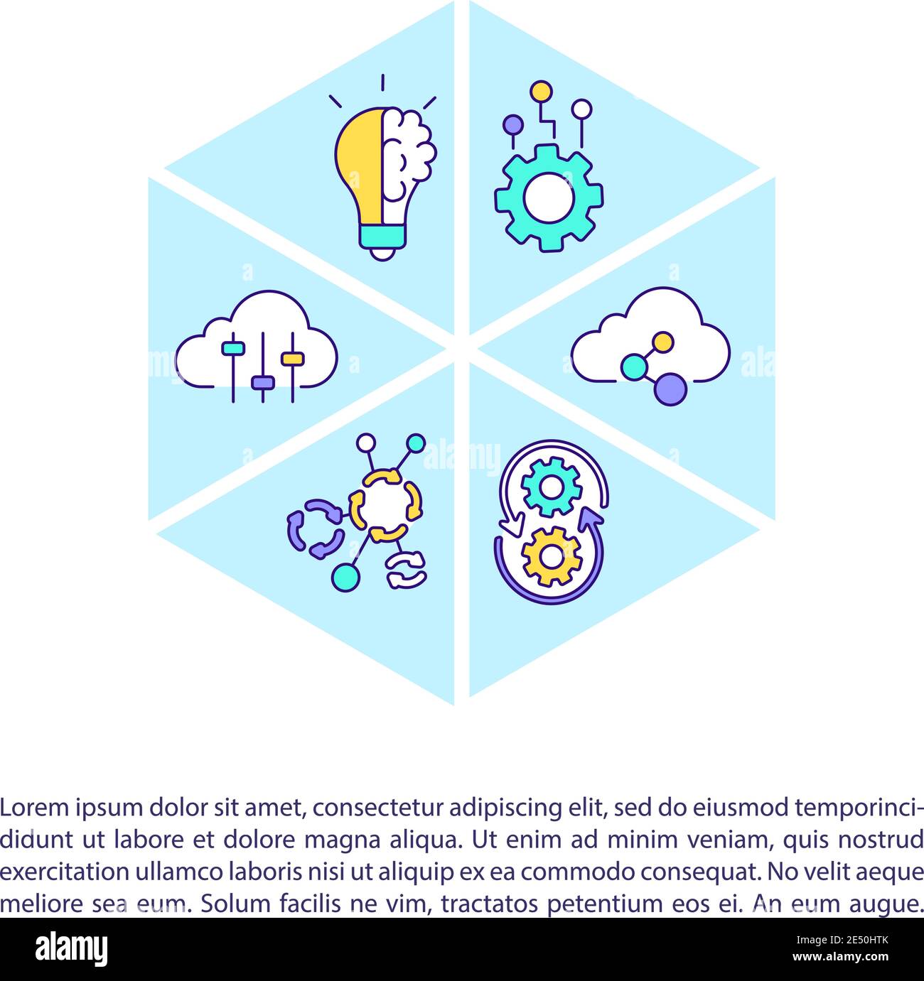 SaaS solutions concept icon with text Stock Vector Image & Art - Alamy