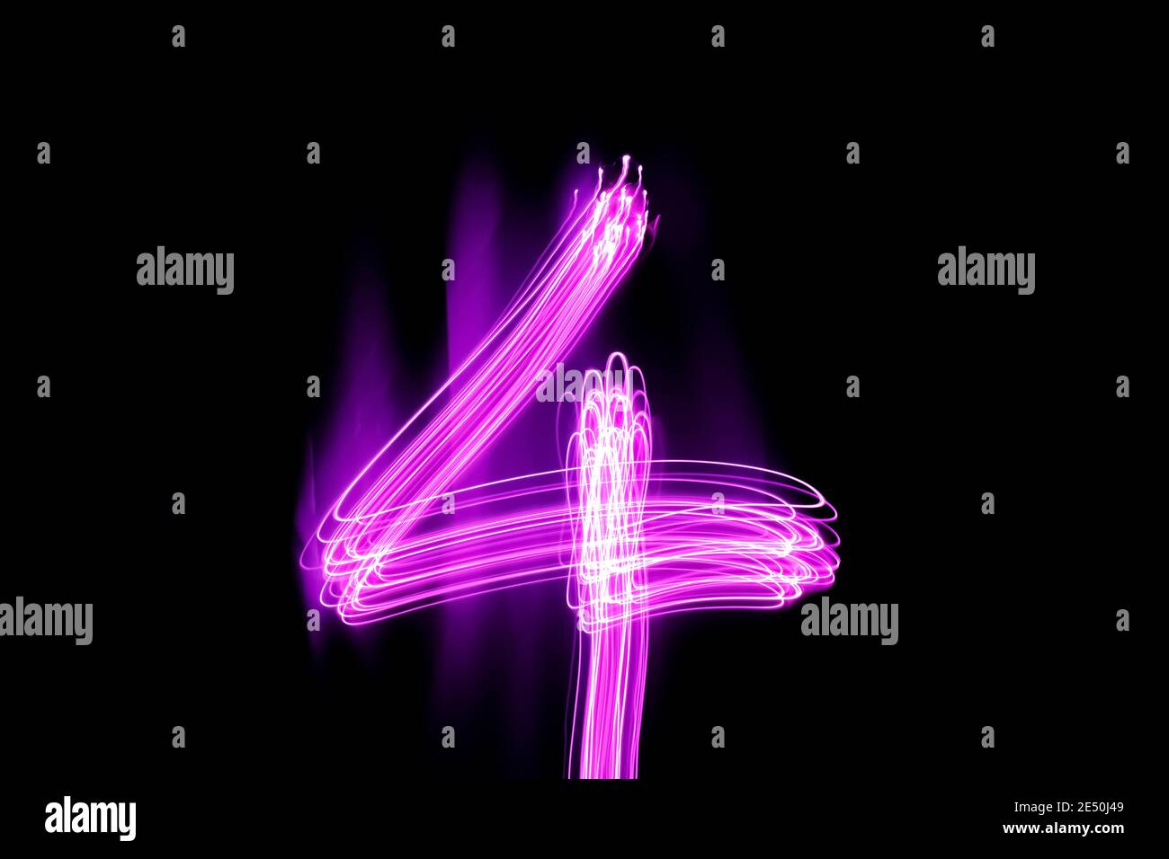 Long Exposure Photography Writes 4 With Pink Light On Black Background Neon Lights Wallpaper Stock Photo Alamy Long Exposure Photography Writes 4 With Pink Light On Black Background Neon Lights Wallpaper Stock Photo Alamy