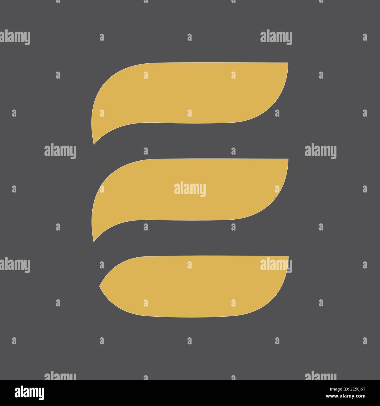 Initial letter E logo icon and monogram design elements vector Stock ...