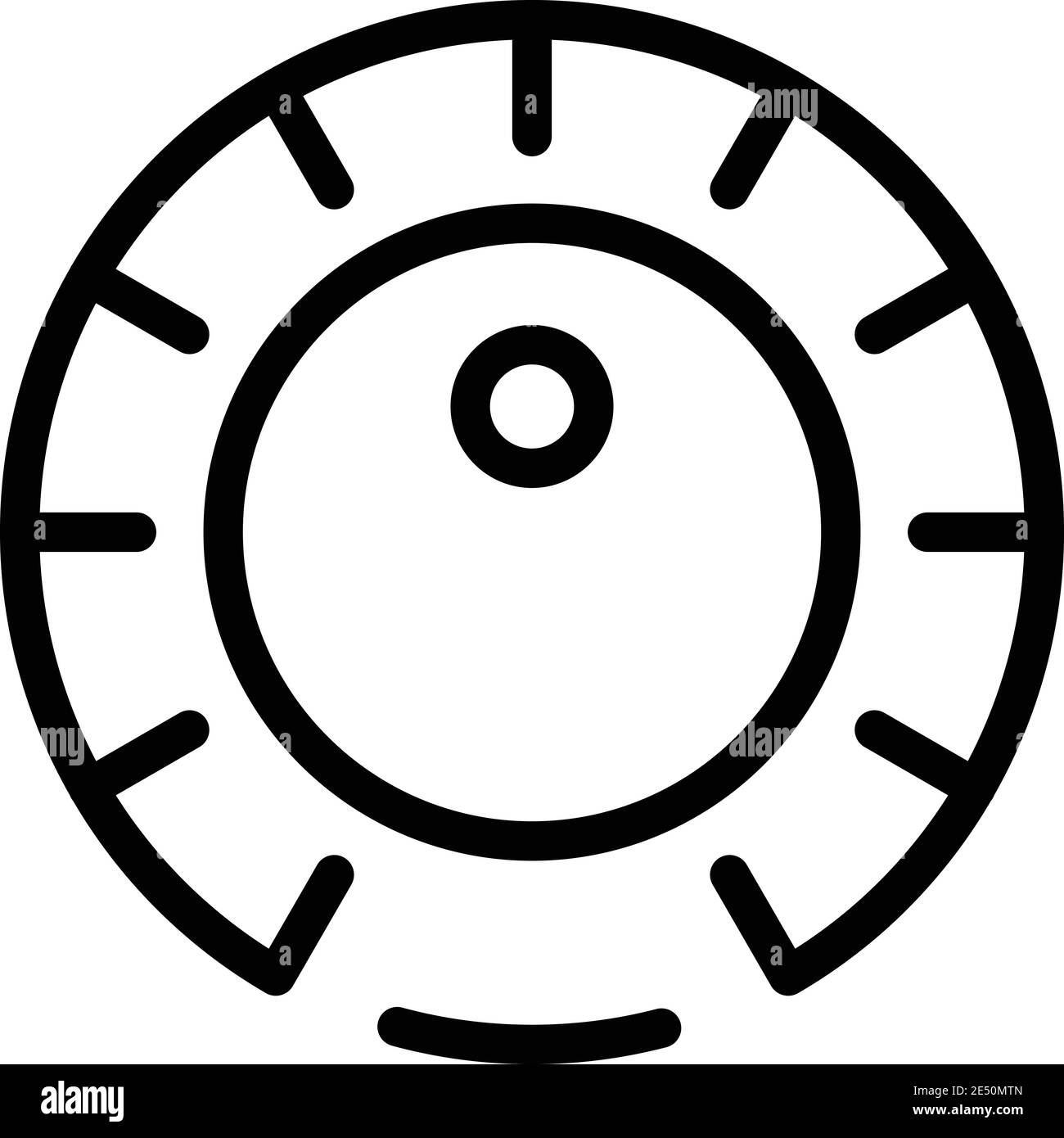 Electricity junction box icon. Outline electricity junction box vector