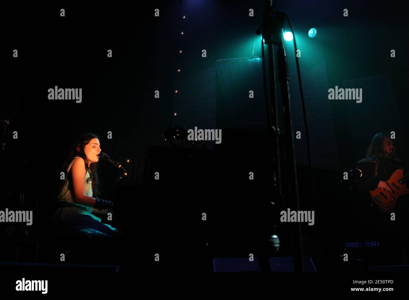 Israeli singer Yael Naim performs live at La Cigale in Paris, France, on April 7, 2008. Photo by Mehdi Taamalah/ABACAPRESS.COM Stock Photo