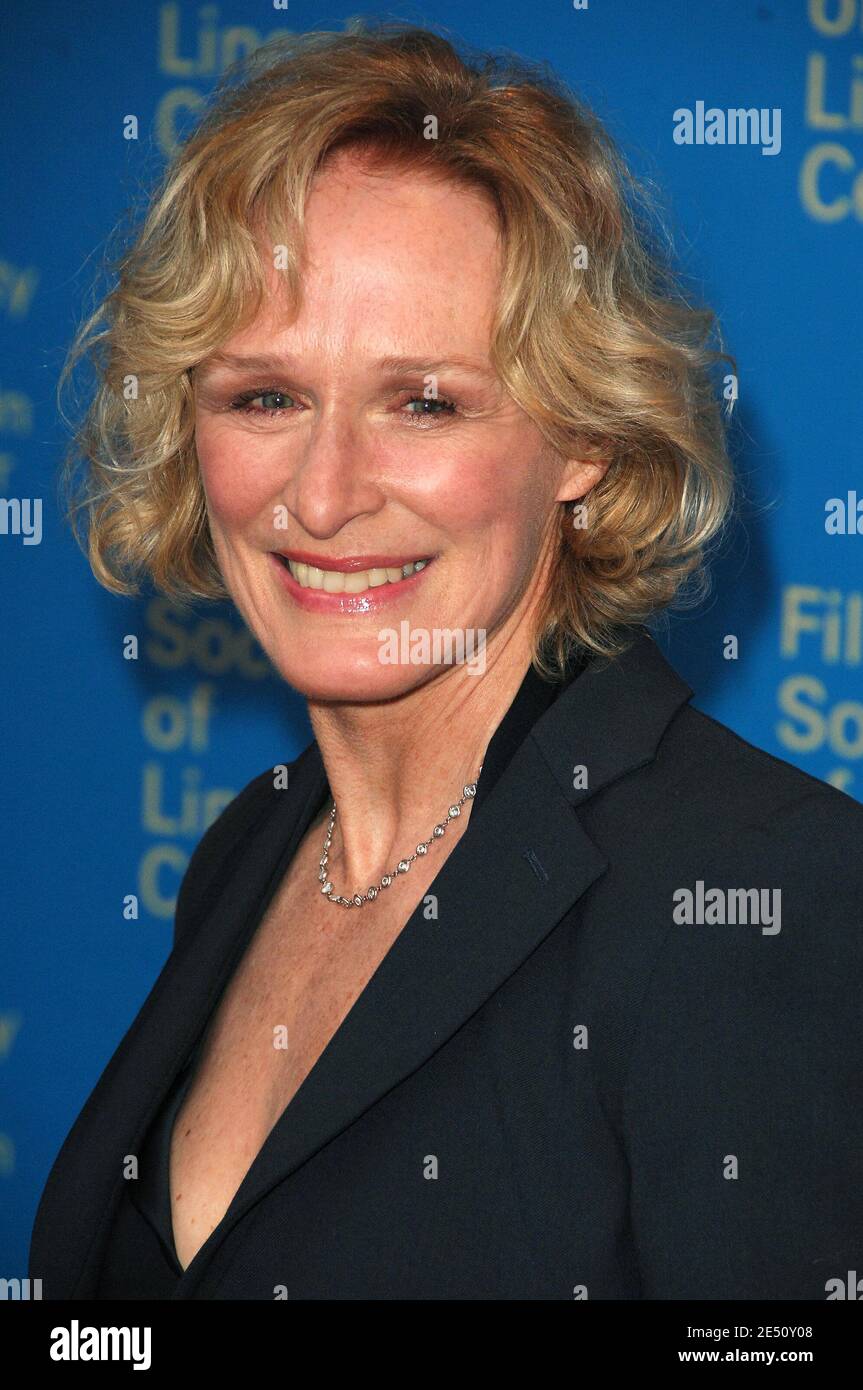 Actress Glenn Close attends The Film Society of Lincoln Center 35th Gala and tribute to Meryl Streep at Lincoln Center in New York City, NY, USA on April 14, 2008. Photo by Gregorio Binuya/ABACAPRESS.COM Stock Photo
