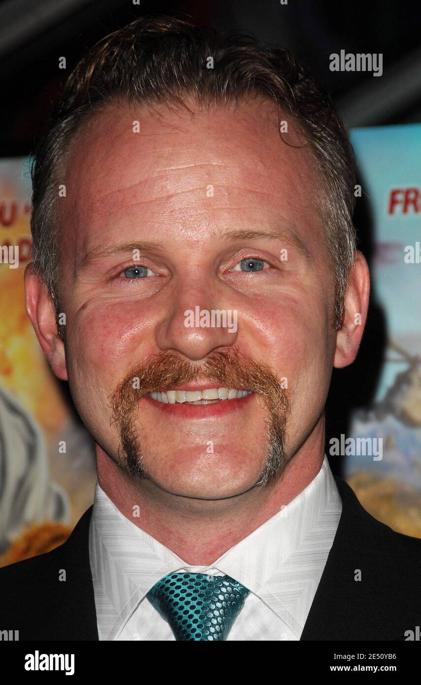 Director Morgan Spurlock attends the 'Where In The World Is Osama Bin Laden' premiere at AMC Lincoln Square theaters in New York City, NY, USA on April 15, 2008. Photo by Gregorio Binuya/ABACAPRESS.COM Stock Photo