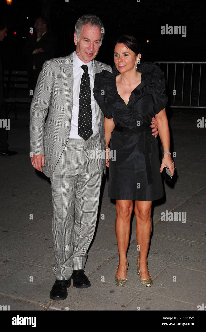 John McEnroe and wife Patty Smyth arriving for the 7th Annual Tribeca Film Festival Vanity Fair