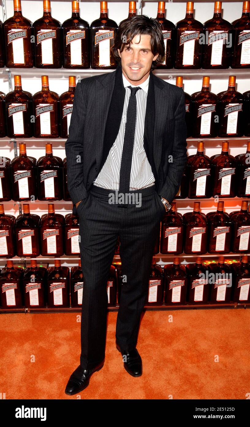 Ralph Lauren model and polo player Ignacio 'Nacho' Figueras poses at the  'The Cointreau Teese' launch featuring Dita von Teese at the Angel Orensanz  Foundation on the Lower East Side in New