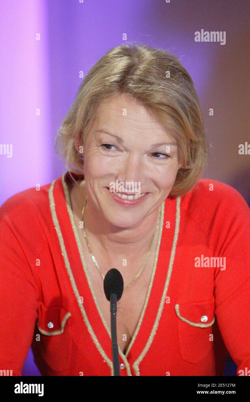 EXCLUSIVE - Brigitte Lahaie attends the taping of a radio show in Paris,  France on April 22, 2008. Photo by Greg Soussan/ABACAPRESS.COM Stock Photo  - Alamy