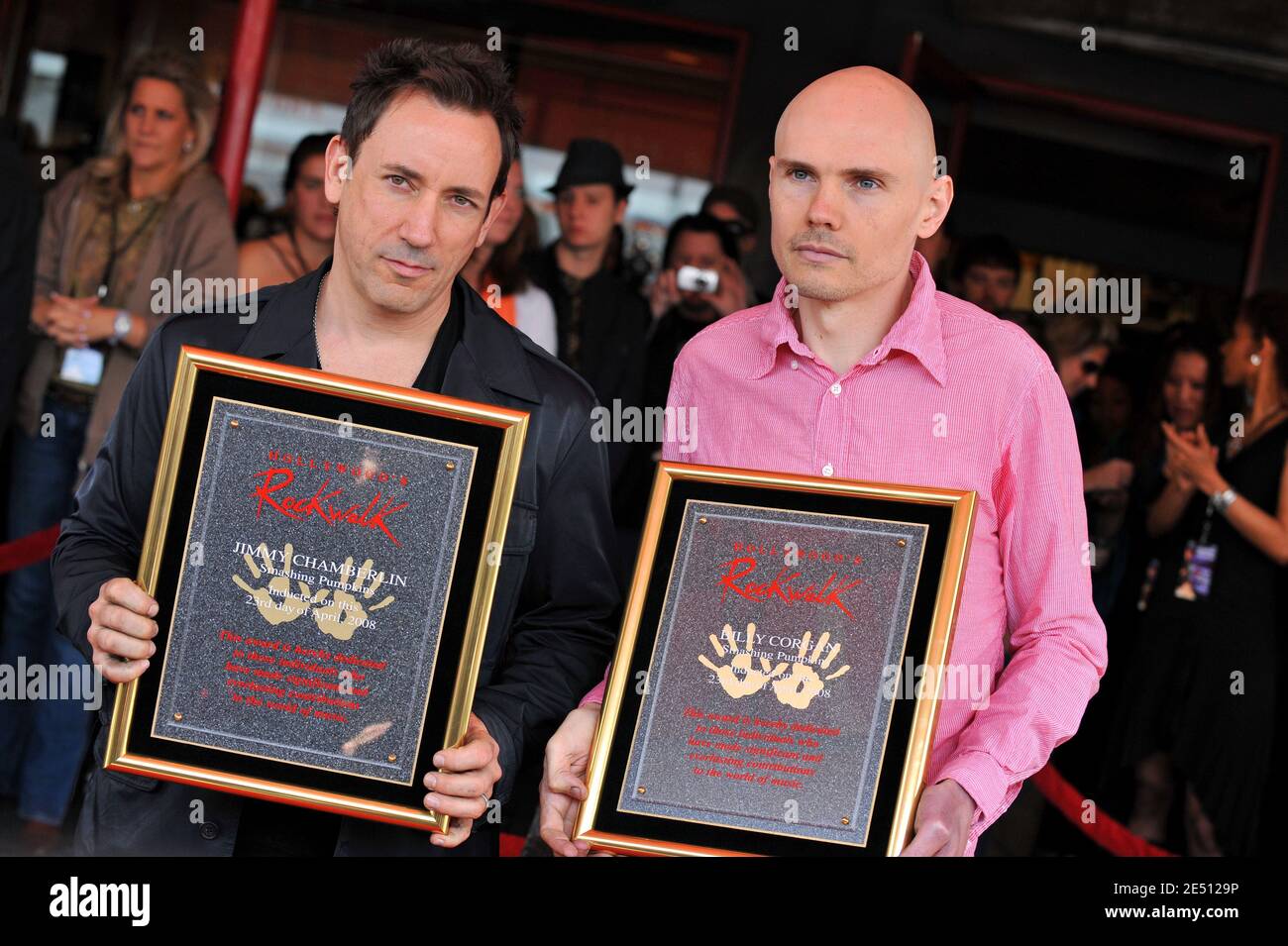 Smashing Pumpkins Inducted on the Hollywood RockWalk In Los