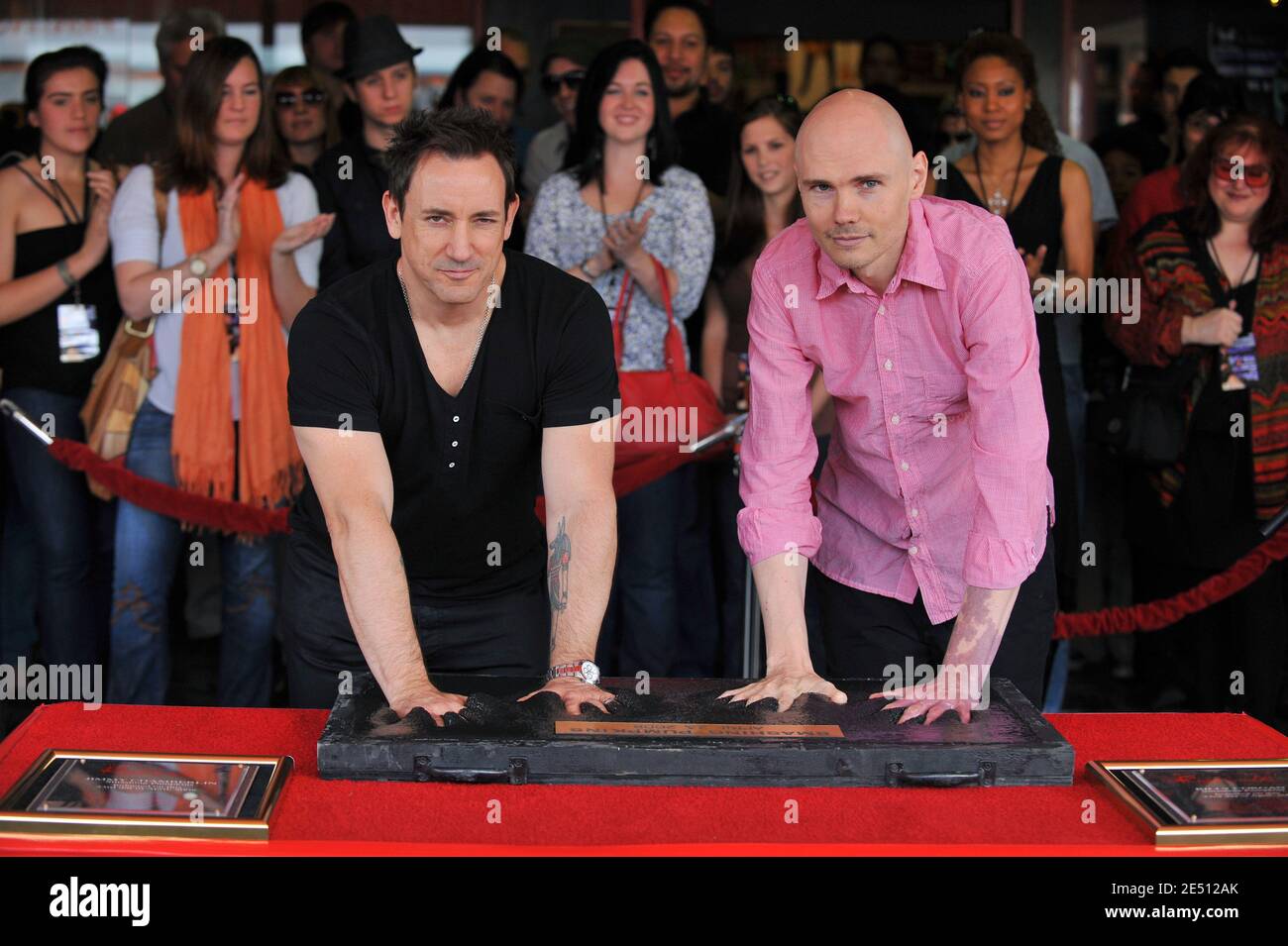 Smashing Pumpkins Inducted on the Hollywood RockWalk In Los