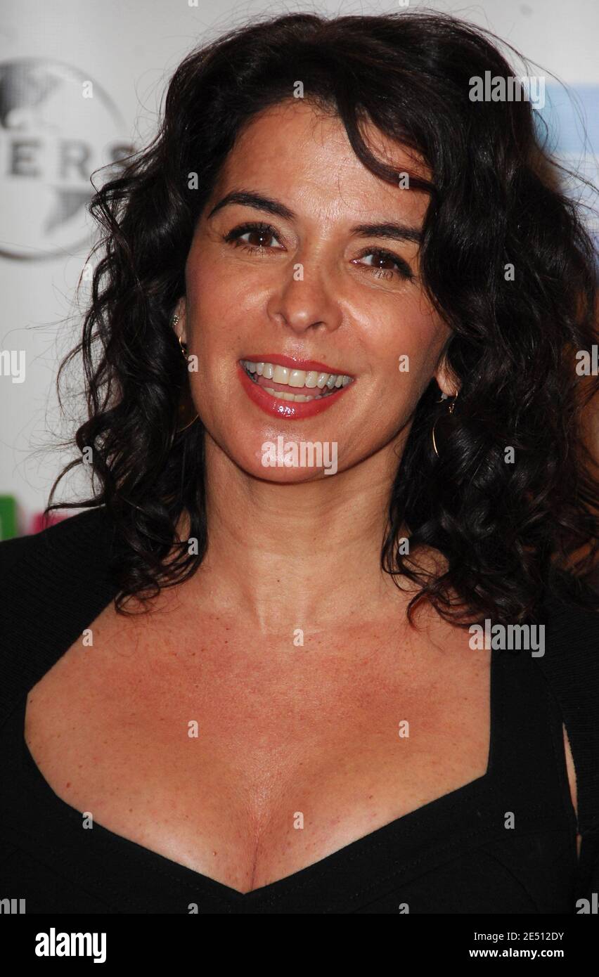 Actress Annabella Sciorra arriving for the 'Baby Mama' premiere at the Ziegfeld Theatre in New York City, NY, USA on April 23, 2008, as part of the 2008 Tribeca Film Festival. Photo by Gregorio Binuya/ABACAPRESS.COM Stock Photo