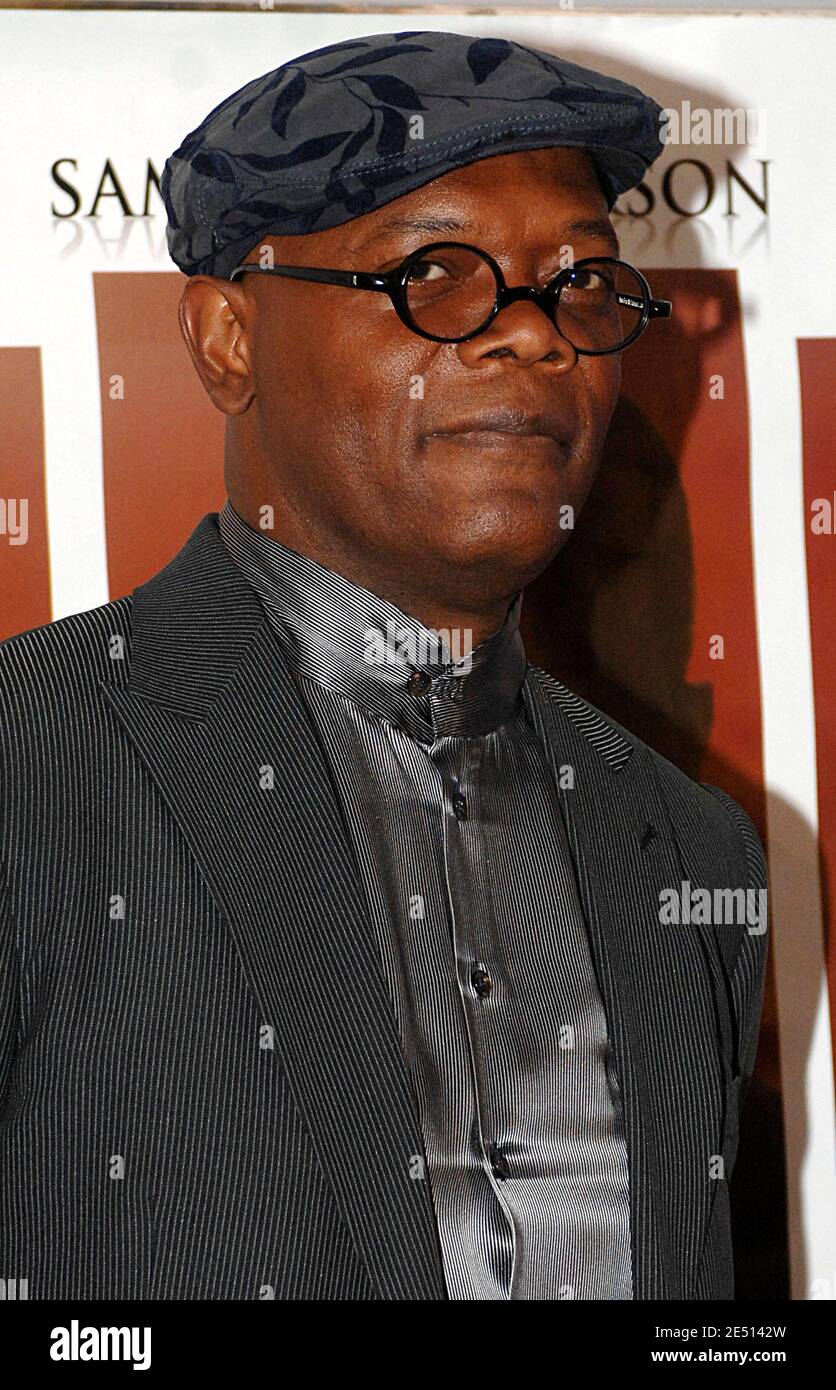 Samuel L Jackson attends the premiere of 'Cleaner' at the UGC Cine Cite Les Halles in Paris, France on April 25, 2008. Photo by Giancarlo Gorassini/ABACAPRESS.COM Stock Photo