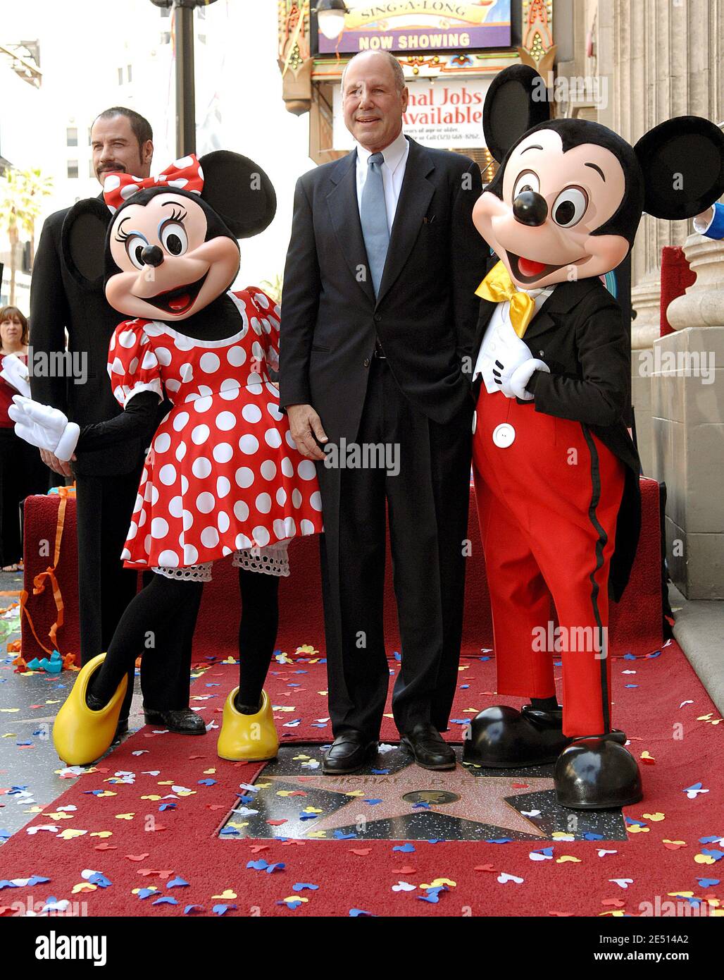 Former Walt Disney Co. CEO Michael D. Eisner is honored with the 2 ...