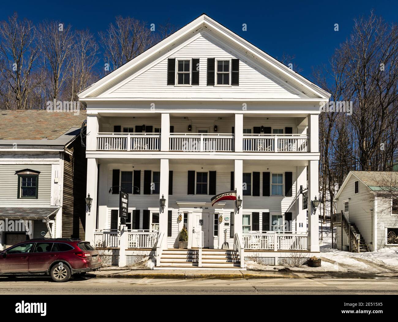 The Vermont House Wilmington, Vermont, USA Stock Photo Alamy