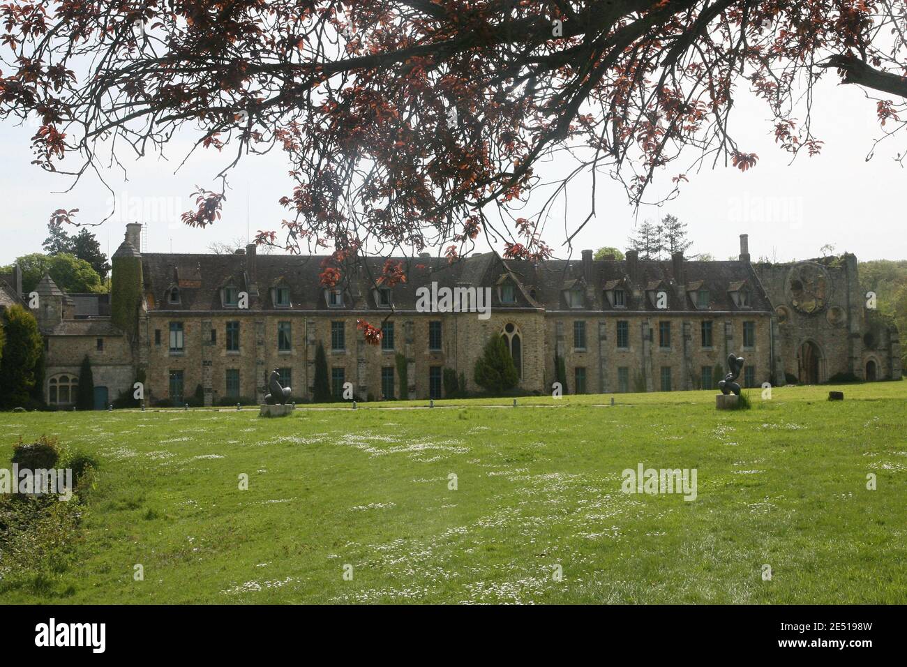 Various views of The Vaux-de-Cernay Abbey, near Paris, France, where Melissa Theuriau and Jamel Debbouze are being married on May 7, 2008. Photo by ABACAPRESS.COM Stock Photo