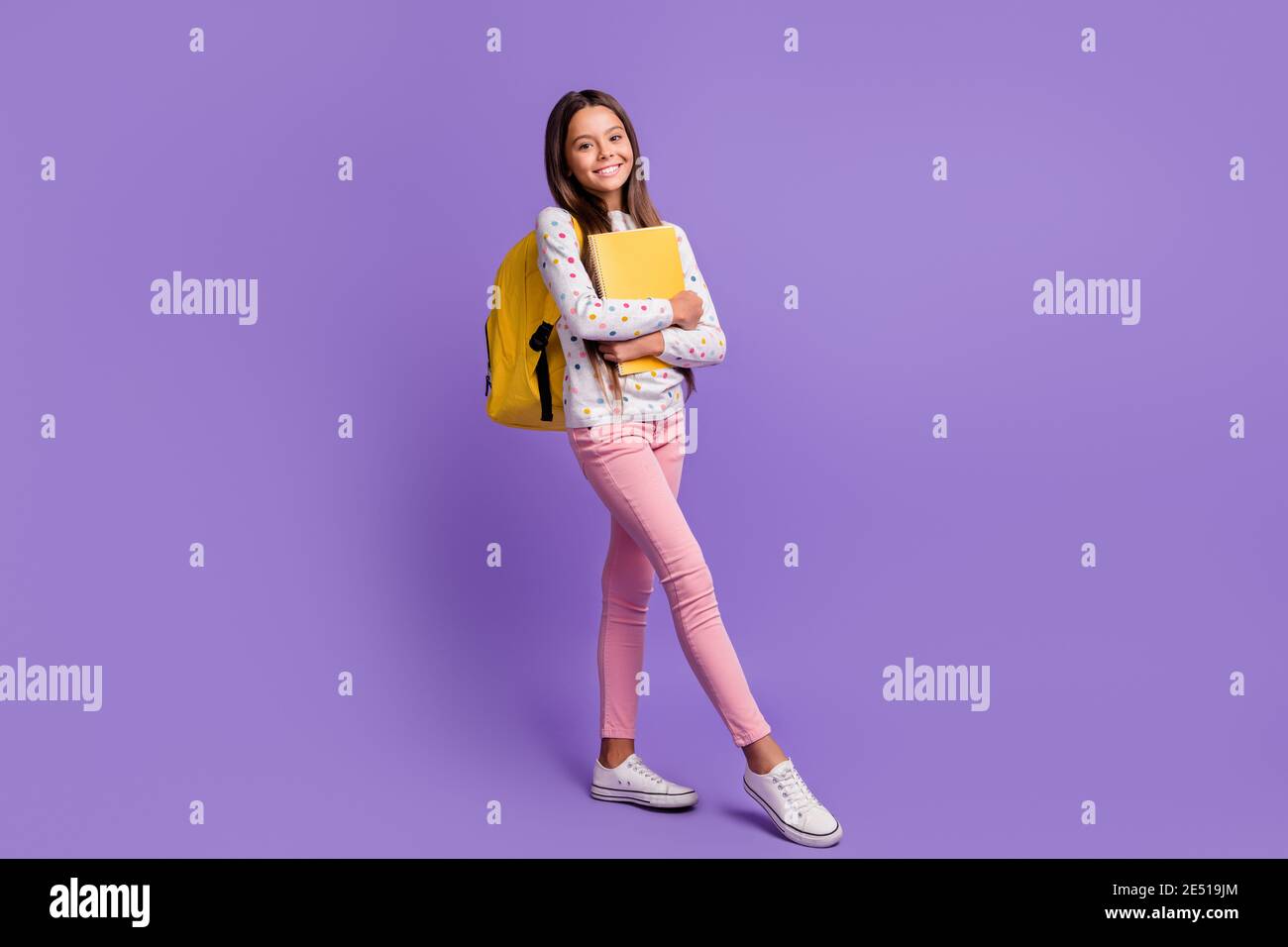 bright purple jumper