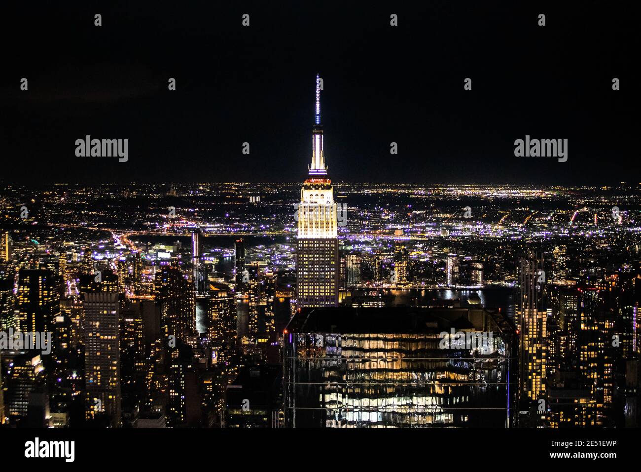 Downtown manhattan birds view hi-res stock photography and images - Alamy