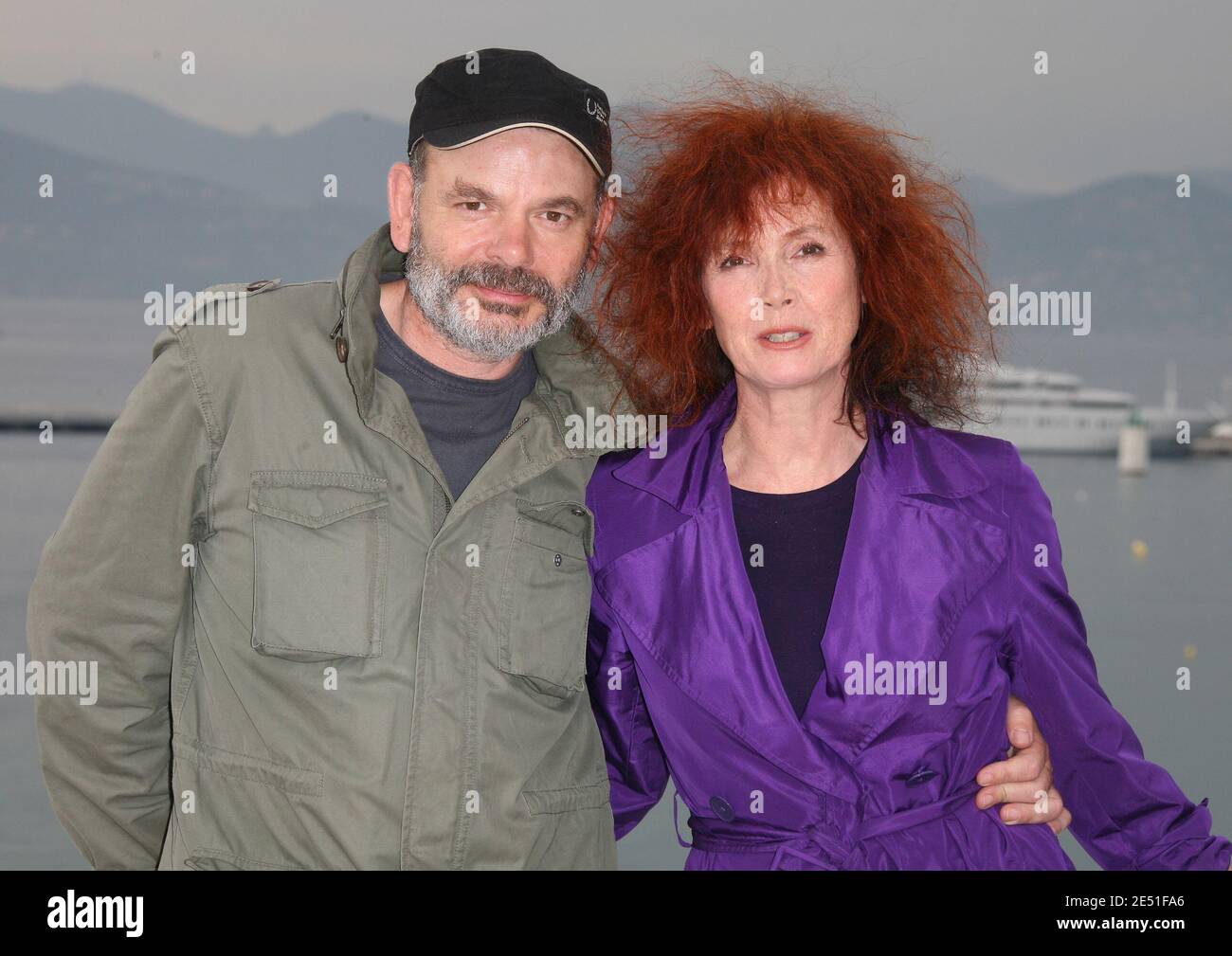 Cast members Sabine Azema and Jean-Pierre Darroussin pose at a photocall for their latest movie 'Le voyage aux Pyrenees' during the 61st Cannes Film Festival in Cannes, France on May 16, 2008. Photo by Denis Guignebourg/ABACAPRESS.COM Stock Photo