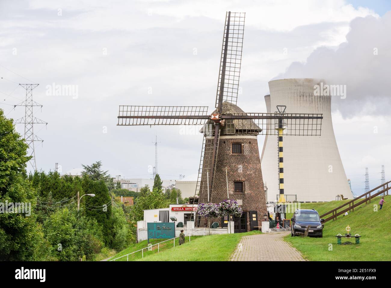 Cooling Towers Of Atomic Power Plant High Resolution Stock Photography ...