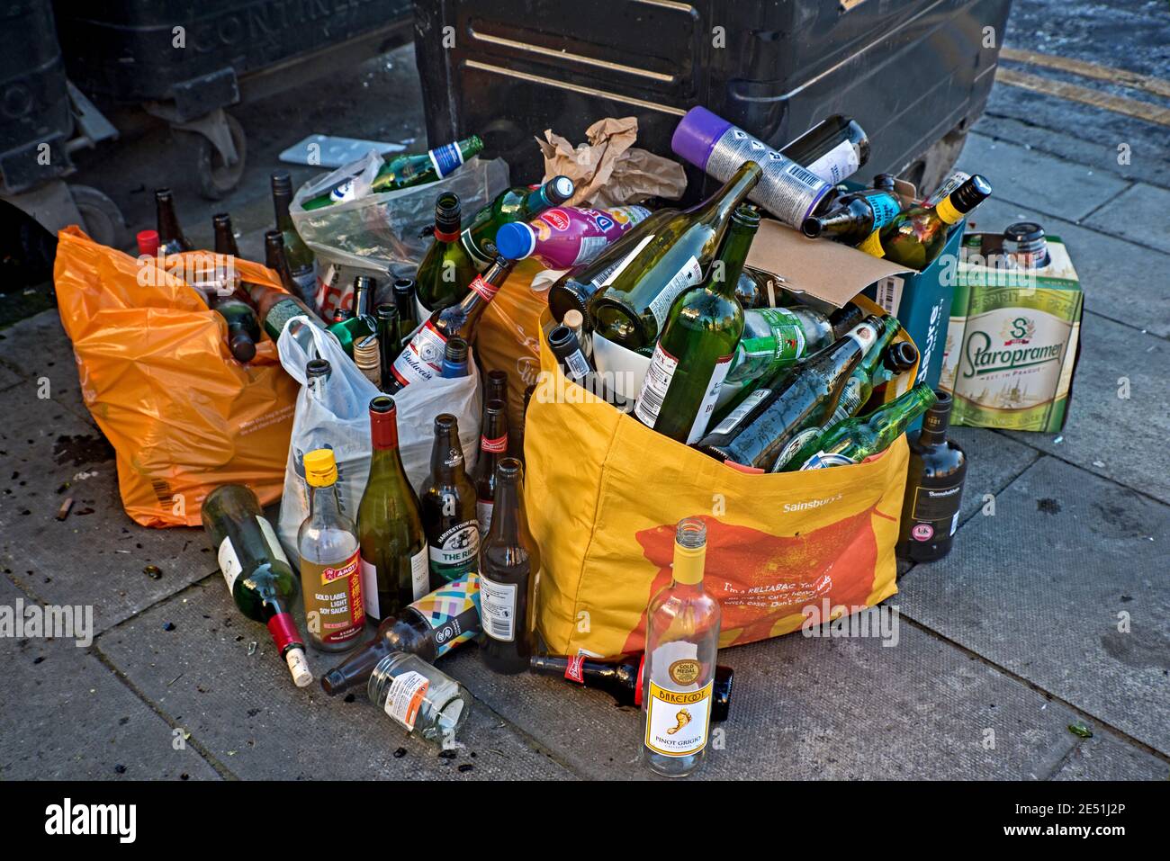 Alcohol bottles recycling hires stock photography and images Alamy