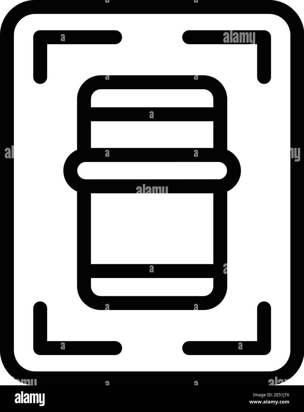 Circuit breaker icon. Outline circuit breaker vector icon for web design isolated on white background Stock Vector