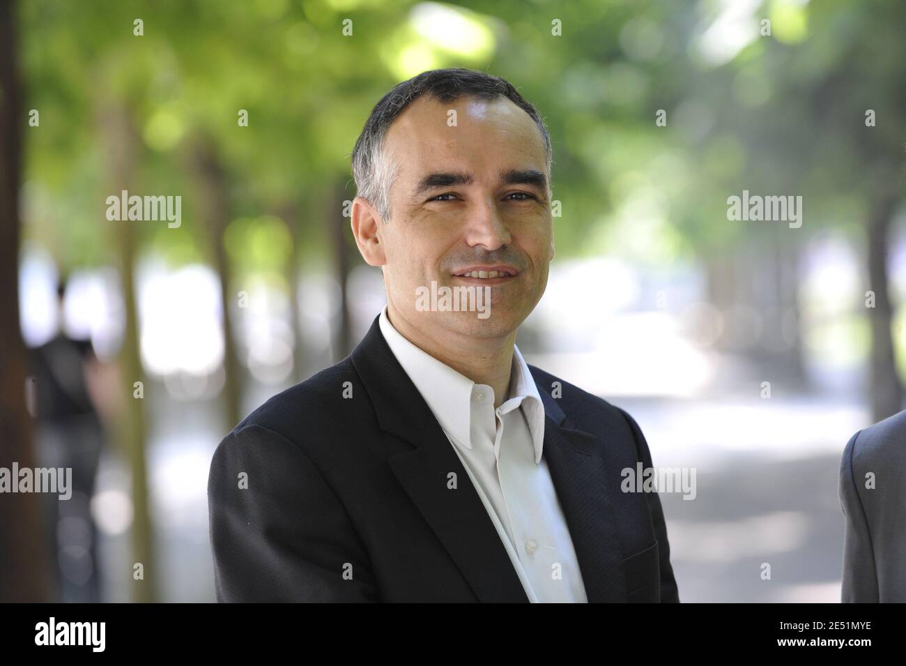 Eric Decouty and Bruno Jeudy pose for our photographer in Paris, France