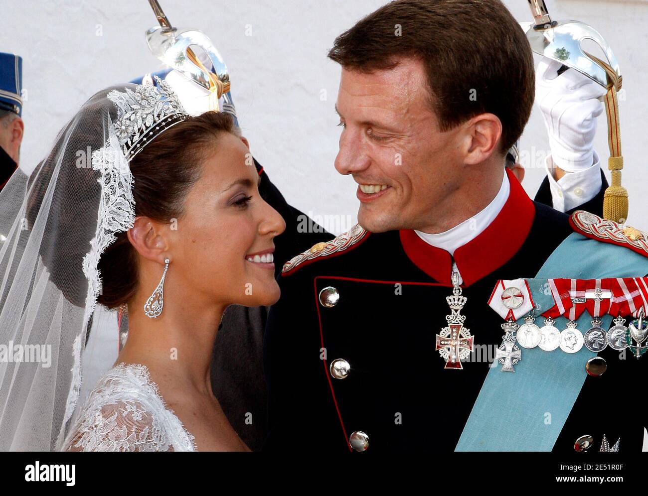 Prince Joachim Of Denmark And Her Royal Highness Marie Cavallier Wedding In Mogeltonder S Church Southern Jutland Denmark On May 24 08 This Is A Re Wedding For Prince Joachim Younger Son Of Queen