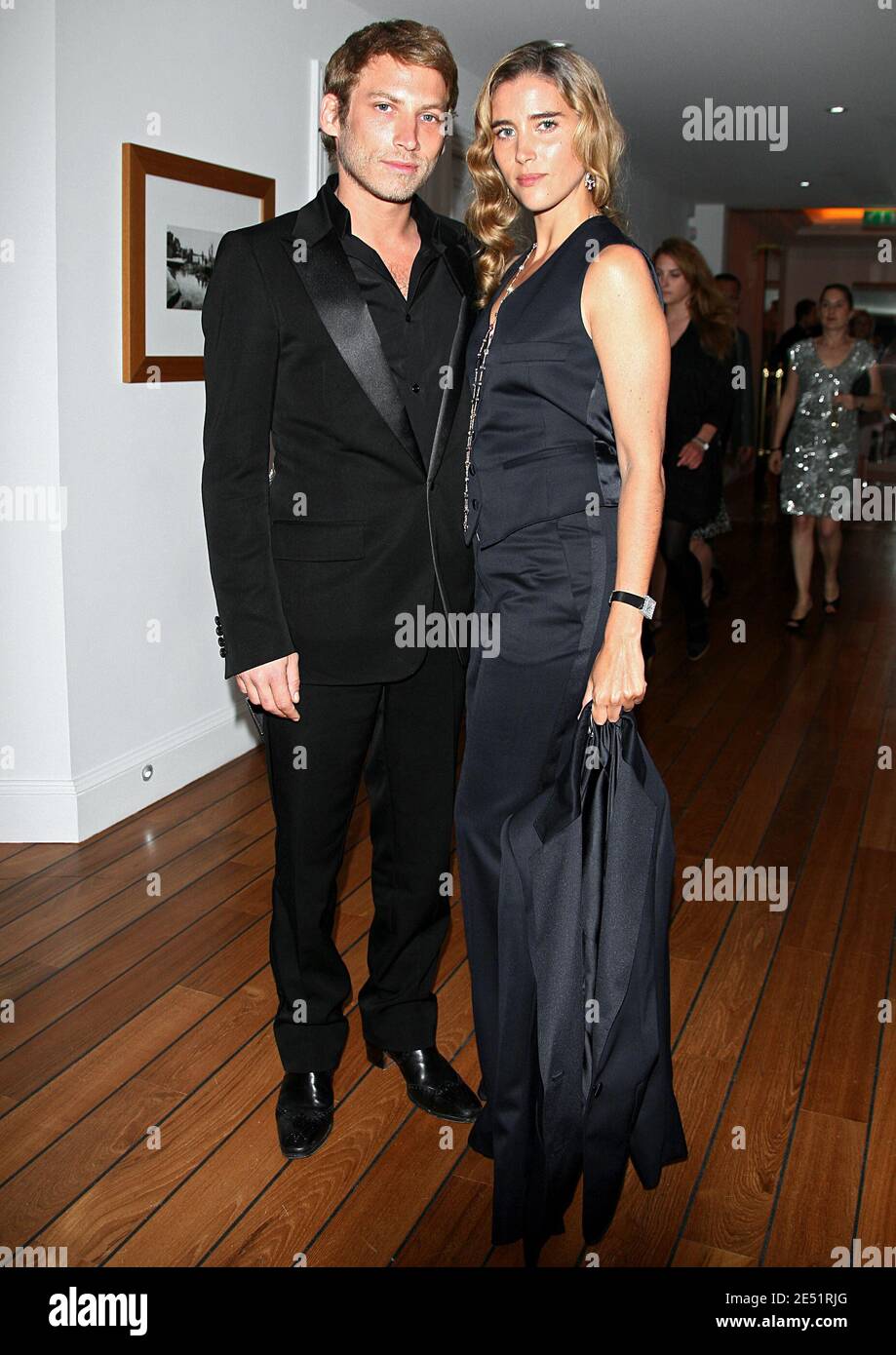 Vahina Giocante and her boyfriend designer Ora Ito attend the 'Elle Dior  Party' held at Eden Roc Hotel during 61st Cannes Film Festival in Cannes,  France on May 23, 2008. Photo by