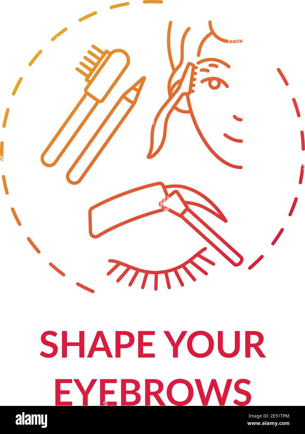 Thin eyebrows Cut Out Stock Images & Pictures Alamy