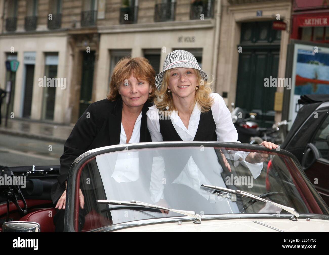 Director Diane Kurys and actress Sylvie Testud arrive at the premiere of 'Sagan' held at Arlequin Theater in Paris, France on June 1, 2008. Photo by Denis Guignebourg/ABACAPRESS.COM Stock Photo