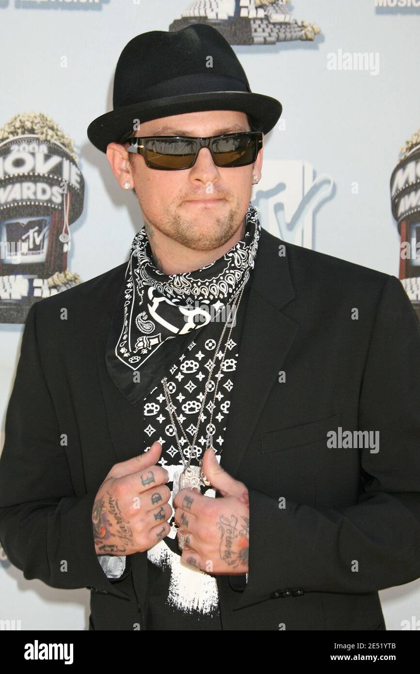 Benji Madden attends the 2008 MTV Movie Awards held at the Gibson