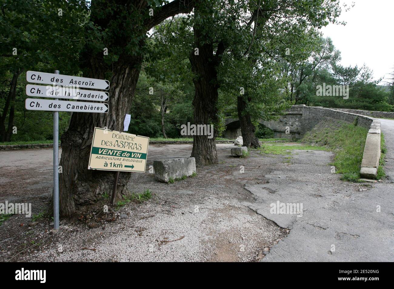 Illustration of Correns in southern France, where Brad Pitt and