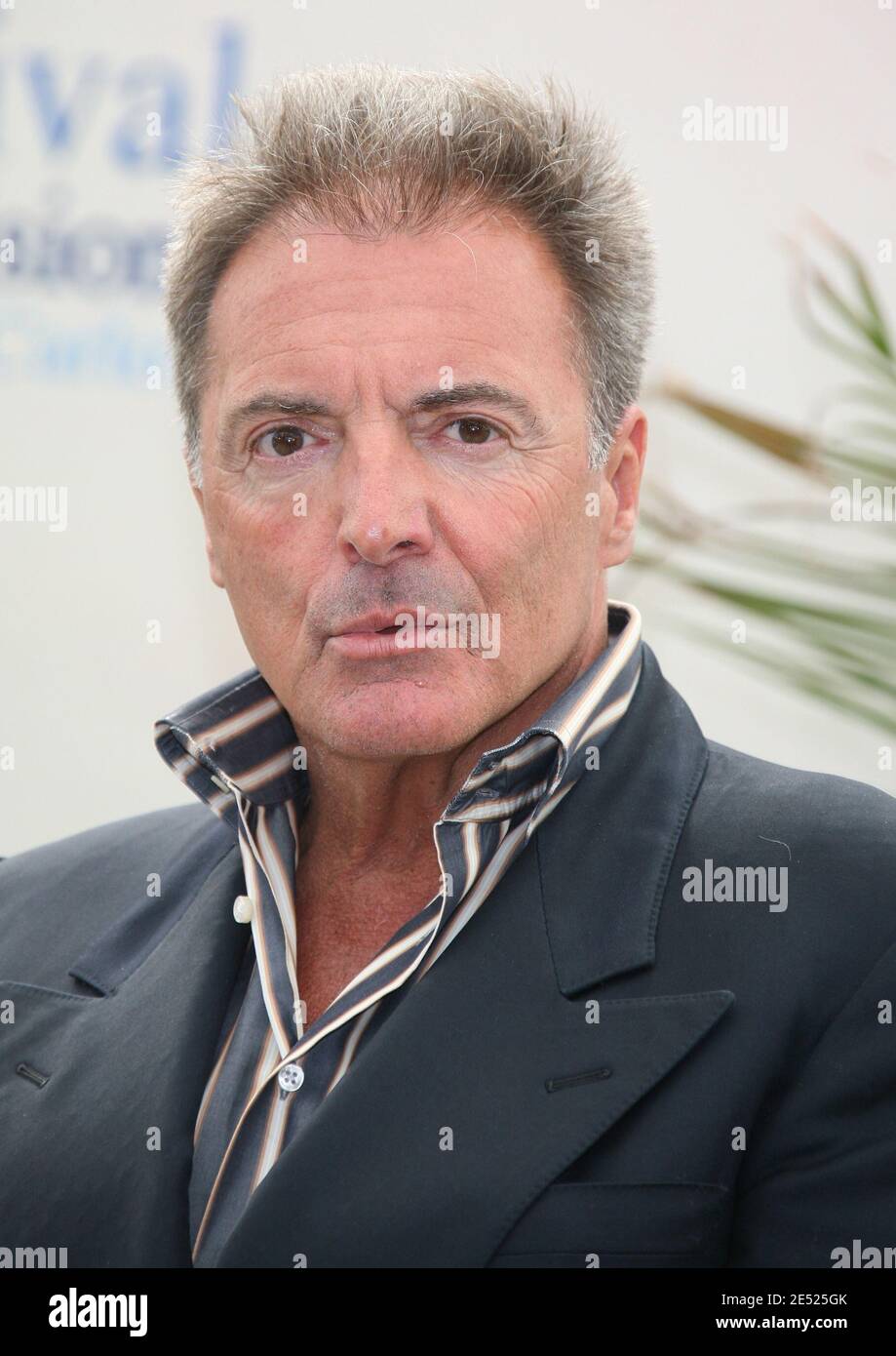 Armand Assante from US TV show 'American Gangster' poses for pictures