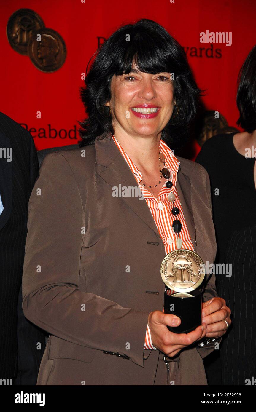 CNN correspondent Christiane Amanpour attends the 67th Annual George Foster Peabody Awards at the Waldorf Astoria in New York City, NY, USA on June 16, 2008. Photo by Gregorio Binuya/ABACAPRESS.COM Stock Photo