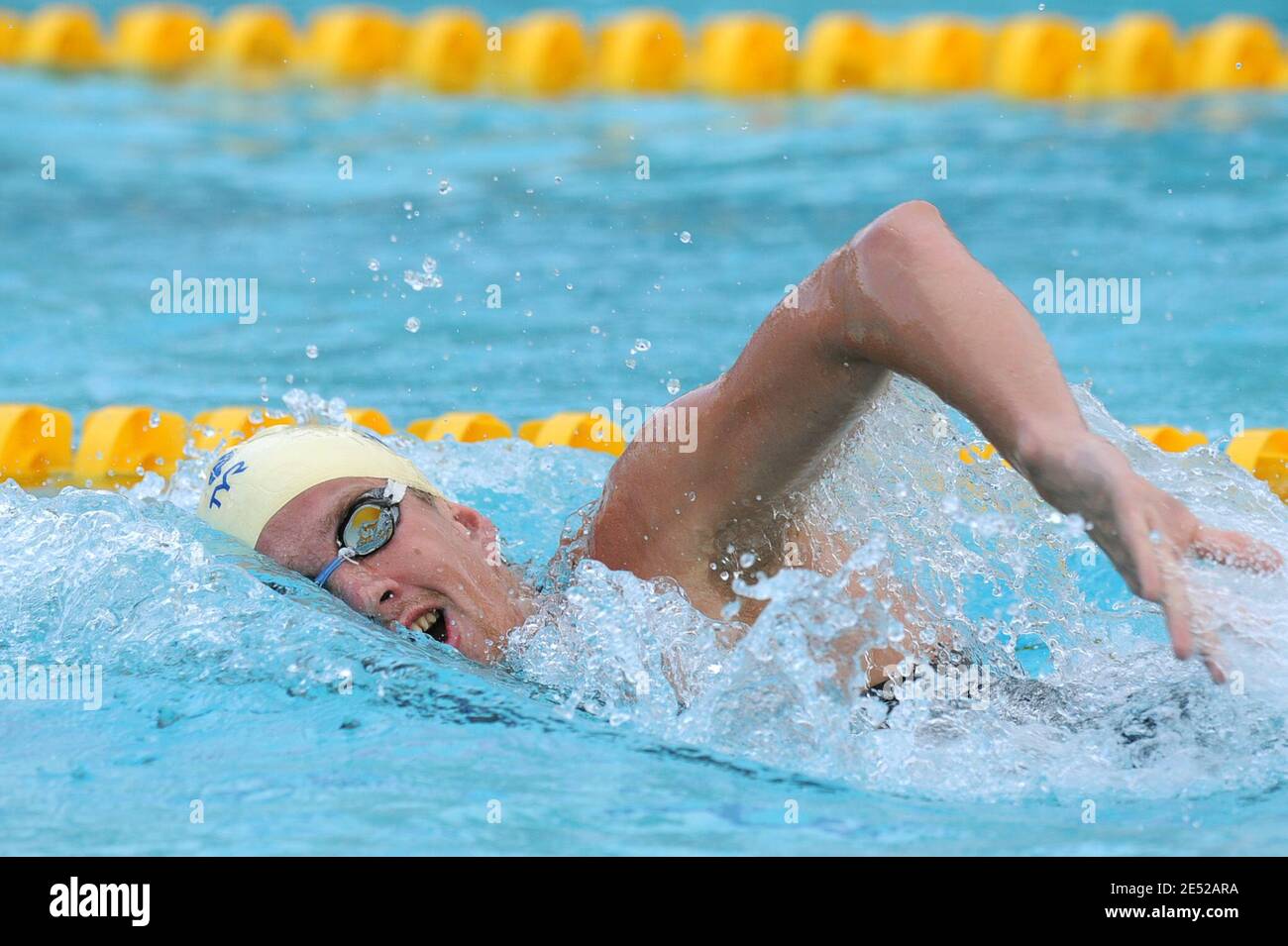 France's Sebastien Rouault competes on men's 1500 meters freestyle ...