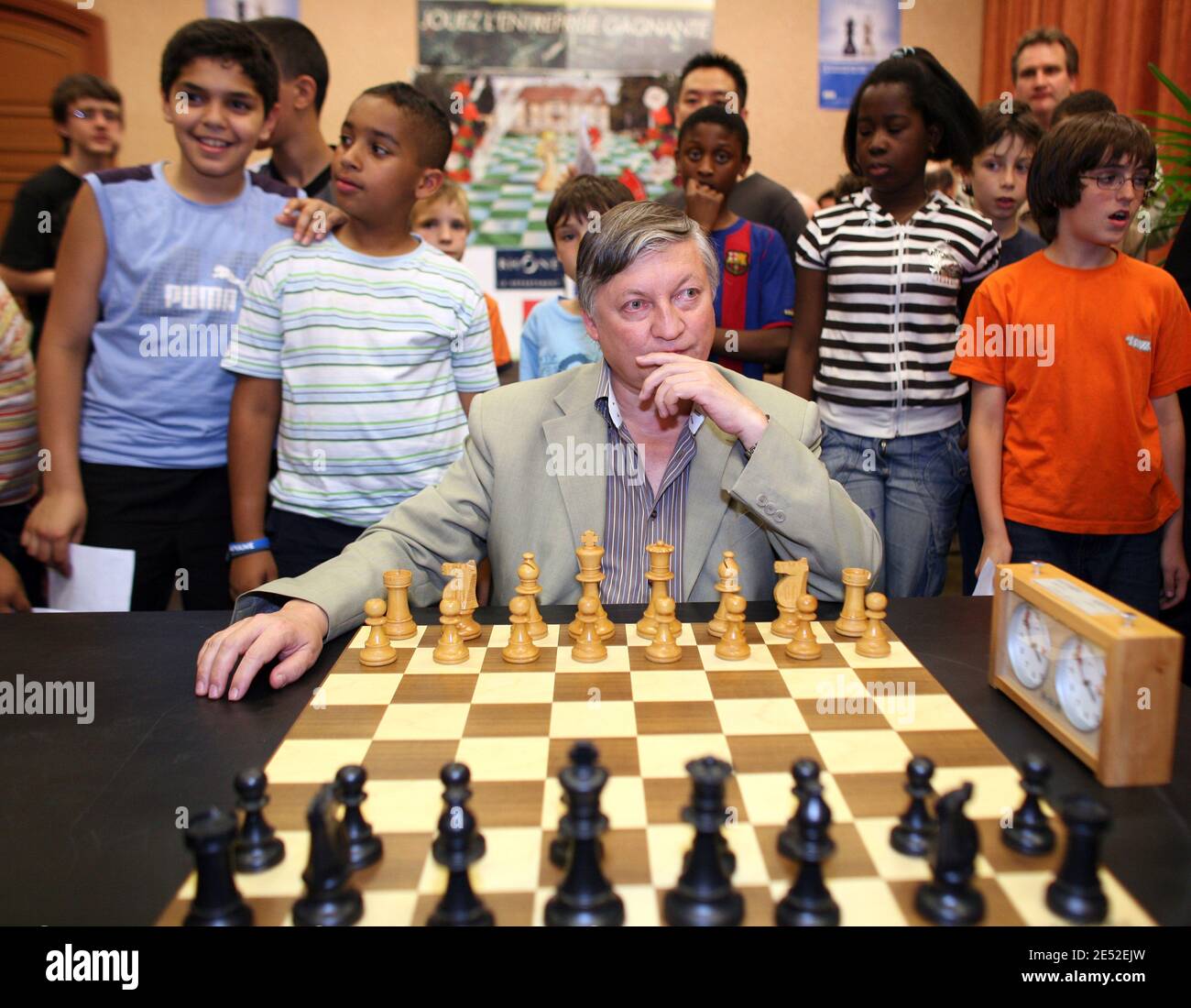 Chests World Championship 1990: Karpov vs Kasparov, Lyon (France Stock  Photo - Alamy