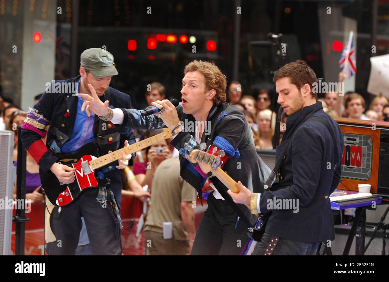 Will Champion, Guy Berryman, Chris Martin and Jonny Buckland of Coldplay  attend the Capital FM Jingle Bell Ball 2015 at the O2 Arena, London Stock  Photo - Alamy