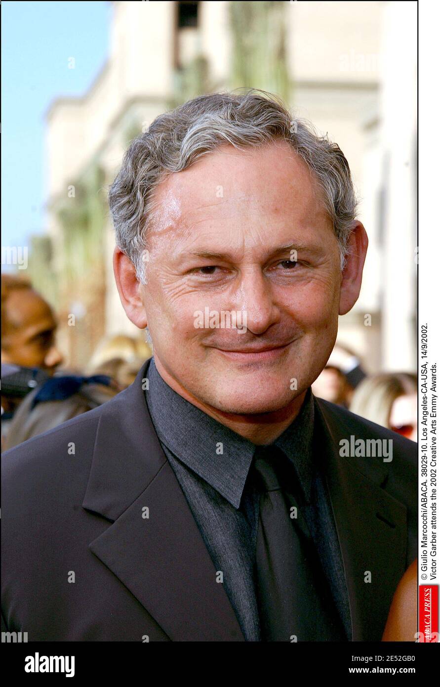 © Giulio Marcocchi/ABACA. 38029-10. Los Angeles-CA-USA, 14/9/2002.Victor Garber attends the 2002 Creative Arts Emmy Awards. Stock Photo