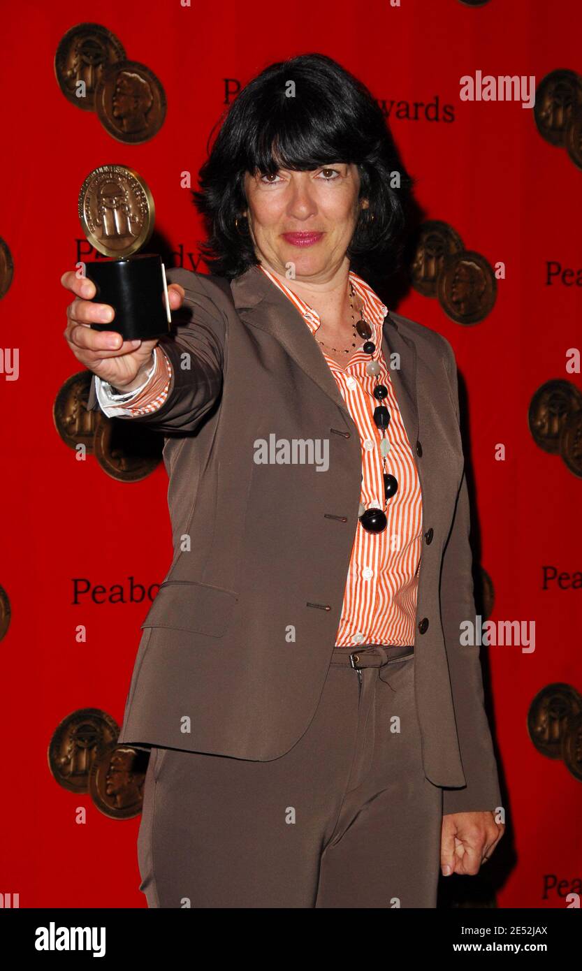 CNN correspondent Christiane Amanpour attends the 67th Annual George Foster Peabody Awards at the Waldorf Astoria in New York City, USA on June 16, 2008. Photo by Gregorio Binuya/ABACAUSA.COM (Pictured : Christiane Amanpour) Stock Photo