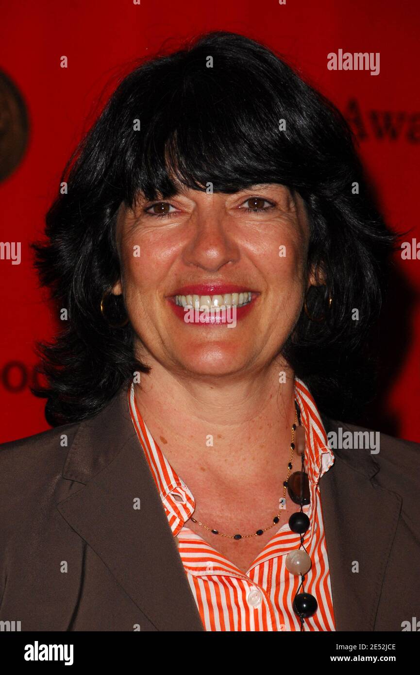 CNN correspondent Christiane Amanpour attends the 67th Annual George Foster Peabody Awards at the Waldorf Astoria in New York City, USA on June 16, 2008. Photo by Gregorio Binuya/ABACAUSA.COM (Pictured : Christiane Amanpour) Stock Photo