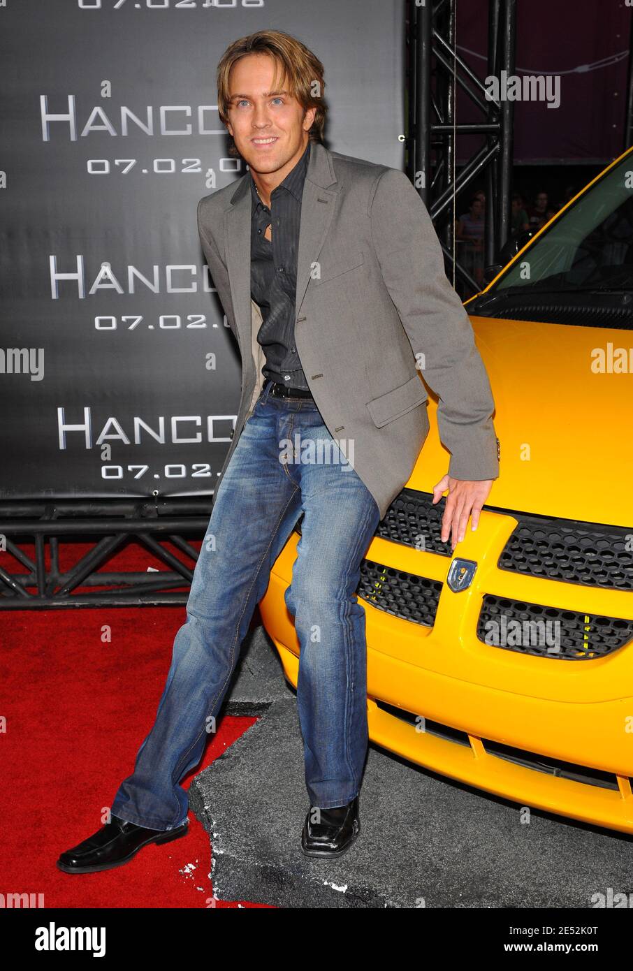 Larry Birkhead attends the premiere of Columbia Pictures “Hancock” at